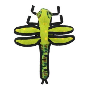 Tuffy Bug Dragonfly Green Dog Toy
