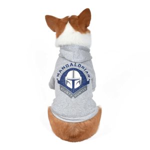 Fetch for Pets Star Wars for Pets The Mandalorian Dog Hoodie with Leash Attachment Hole Pet Outerwear for Dogs