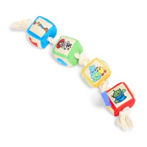 Disney Pixar + Petco Toy Story Blocks Plush Rope Dog Toy