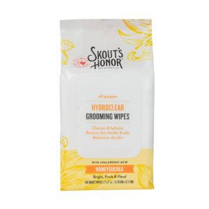 Skout's Honor Honeysuckle HydroClear Grooming Wipes