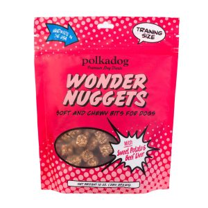 Polkadog Sweet Potato & Beef Wonder Nuggets Dog Treats