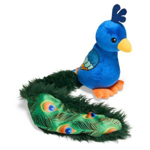 Petco Peacock Long Tail Plush Dog Toy