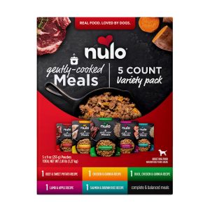 Nulo Dog Gently-Cooked Meals Dog Food Variety Pack