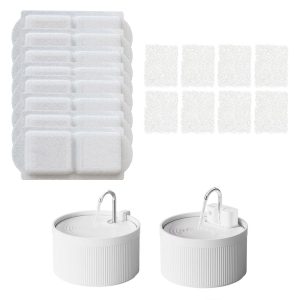 PawsPik Ceramic Water Fountain Replacement Filters for Dog & Cat