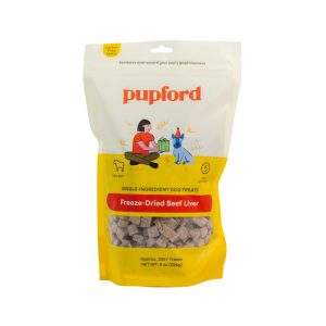Pupford Feeze Dried Diced Beef Liver Dog Treats