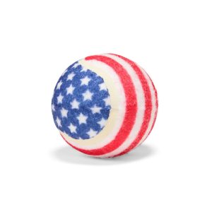 Petco American Flag Tennis Ball Dog Toy