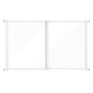 Unipaws 24" H Clear Acrylic Gate, Pressure Mounted Safety Gate
