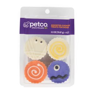 Petco Halloween Hand-Decorated Assorted Cookies Treats for Dogs