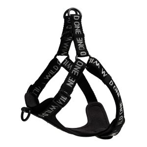 Wild One Black Colorblock Step-In Dog Harness