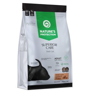 Nature's Protection Superior Care Lamb & Krill, Adult Small Breeds Dark Coat Dogs Hypoallergenic Dry Dog Food