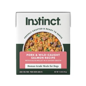 Instinct Freshly Crafted Meals Pork & Wild-Caught Salmon Recipe Dog Food