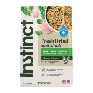Instinct FreshDried Meal Blends Chicken & SuperGreens Blend Dog Food