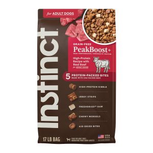 Instinct Peak Boost Grain Free High-Protein Recipe with Real Beef Dog Food