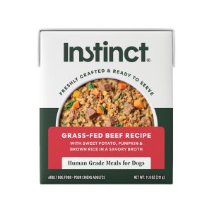 Instinct Freshly Crafted Meals Grass-Fed Beef Recipe Dog Food