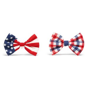 Petco Americana Red White & Blue Pet Bowtie Pack