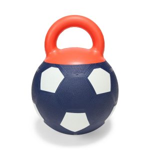 Petco Red White & Blue Soccer Ball with Handle Dog Toy