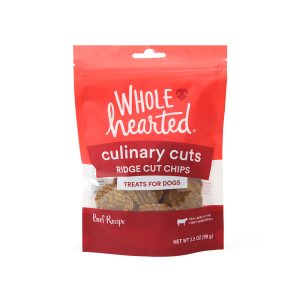WholeHearted Beef Recipe Ridge Cut Chips Treats for Dogs