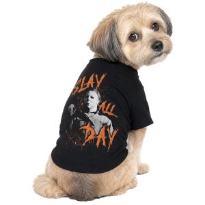 Blended Clothing Halloween Michael Meyers Slay All Day Dog Tee