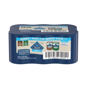 Blue Buffalo Homestyle Recipe for Senior 7+ Dogs Senior 7+ Turkey & Lamb Wet Dog Food Variety Pack