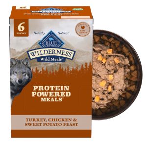 Blue Buffalo Wilderness Wild Meals Turkey High-Protein Adult Wet Dog Food
