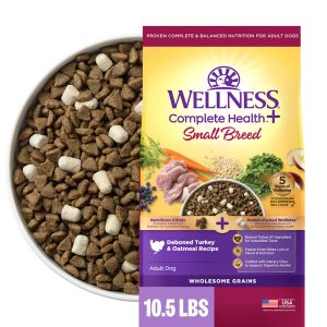 Wellness Complete Health+ Small Breed Deboned Turkey & Oatmeal Recipe with Freeze-Dried Wellbites Adult Dry Dog Food