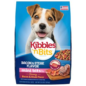 Kibbles 'n Bits Mini Bits Small Breed Savory Bacon & Steak Flavor Dry Dog Food