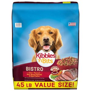 Kibbles 'n Bits Bistro Oven Roasted Beef, Spring Vegetable & Apple Flavors Dry Dog Food