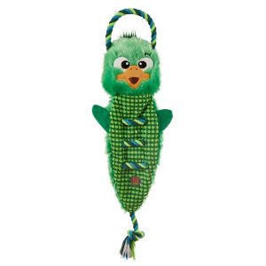 Outward Hound Mallard Green by Charming Pet Ropiez Rope Interactive Tug Dog Toys