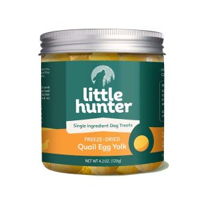 Little Hunter Freeze-Dried Raw Quail Egg Yolk Dog Treats