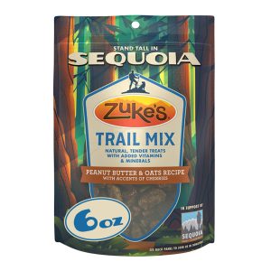 Zuke's Limited Edition Trail Mix Peanut Butter & Oats Recipe Healthy Tender Dog Treats