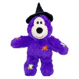KONG Halloween Wild Knots Witch Bear Purple Dog Toy