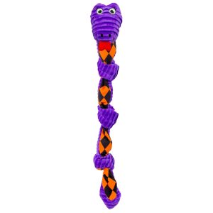 KONG Halloween Knots Snake Purple Dog Toy