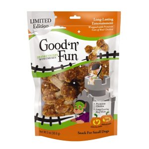 Good 'n' Fun Frankenbones With Chicken Halloween Chews For Small Dogs