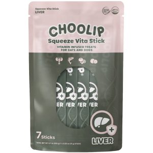 Choolip Squeeze Vita Stick Liver Lickable Wet Cat and Dog Treats