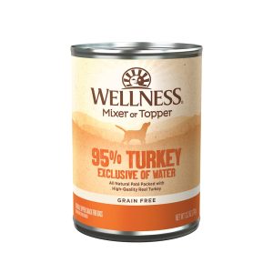 Wellness 95% Turkey Natural Grain Free Recipe Wet Dog Food