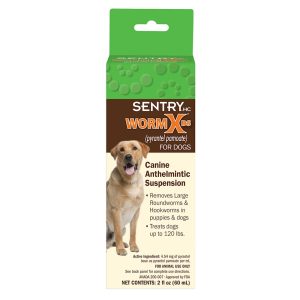 Sentry WormX Double Strength Liquid Wormer for Dogs and Puppies