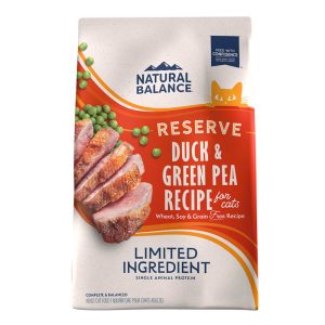 Natural Balance Limited Ingredient Adult Grain-Free Dry Cat Food Reserve Duck & Green Pea Recipe