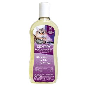 Sentry PurrScriptions Plus Flea & Tick Shampoo for Cats & Kittens