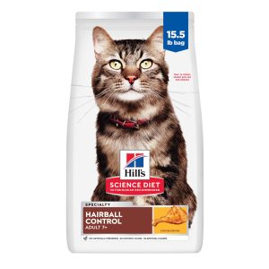 Hill's Science Diet Senior 7+ Hairball Control Chicken Recipe Dry Cat Food