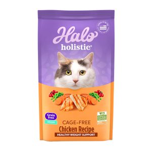 Halo Holistic Complete Digestive Health Indoor Grain & Cage-free Chicken Recipe Adult Dry Cat Food