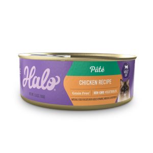 Halo Indoor Grain Free Chicken Recipe Pate Adult Wet Cat Food