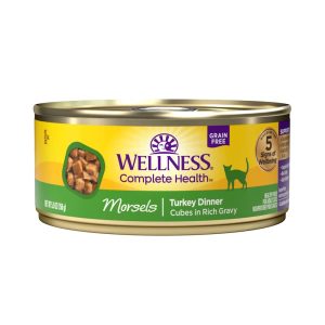 Wellness Complete Health Natural Grain Free Morsels Turkey Dinner Wet Cat Food
