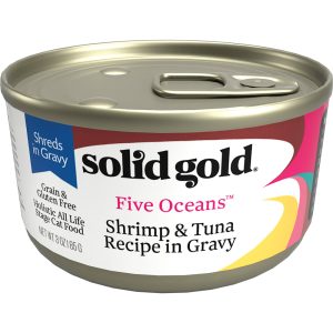 Solid Gold Five Oceans Shrimp & Tuna Grain Free Canned Cat Food