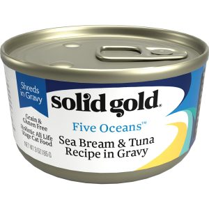 Solid Gold Five Oceans Sea Bream & Tuna Grain Free Canned Cat Food