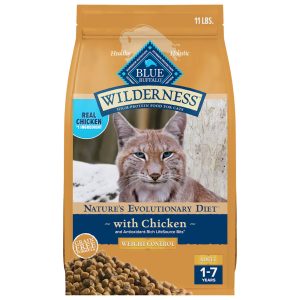 Blue Buffalo Wilderness Natural Weight Control High-Protein Chicken Dry Cat Food
