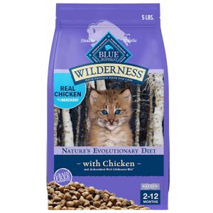 Blue Buffalo Wilderness Natural High-Protein Chicken Kitten Dry Cat Food