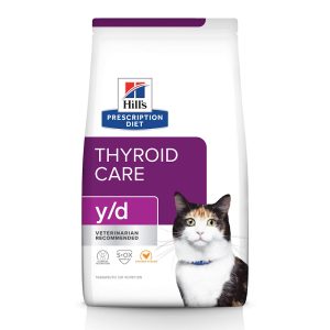 Hill's Prescription Diet y/d Thyroid Care Chicken Flavor Dry Cat Food