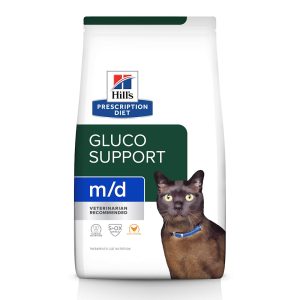 Hill's Prescription Diet m/d Gluco Support Chicken Flavor Dry Cat Food