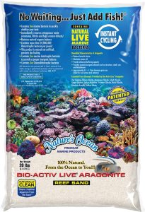 Nature's Ocean Bio-Activ Live Aragonite Reef Sand 0.1-0.5mm