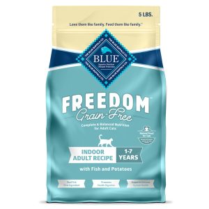 Blue Buffalo Freedom Natural Grain-Free, Fish Recipe, Indoor Adult Dry Cat Food